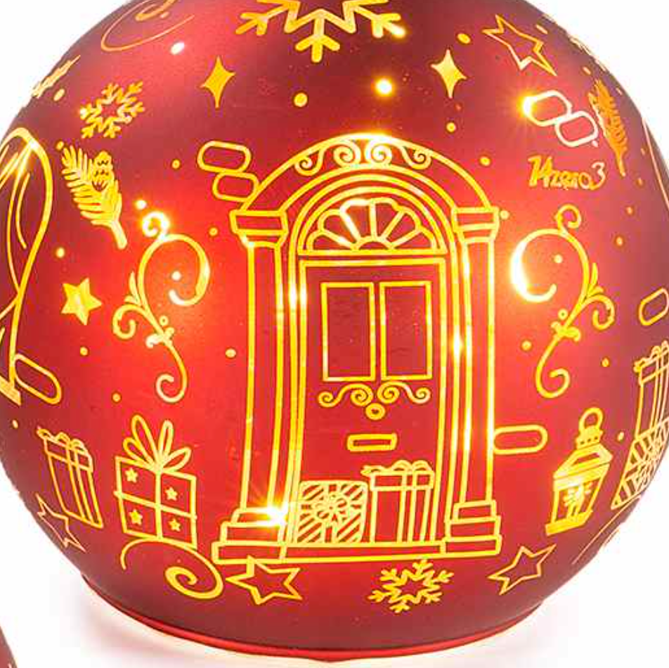Lampada da Tavolo “SFERA ROSSA” LED