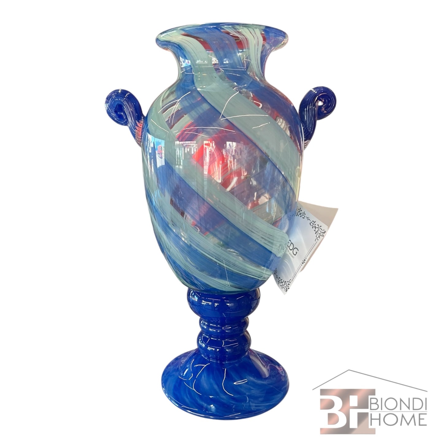 Vaso “VORTICE BLU”