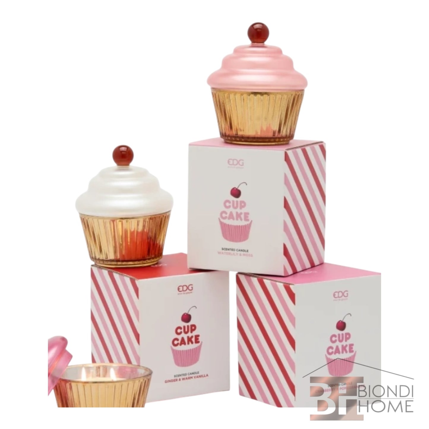 Candela Profumata “CUPCAKE VETRO”