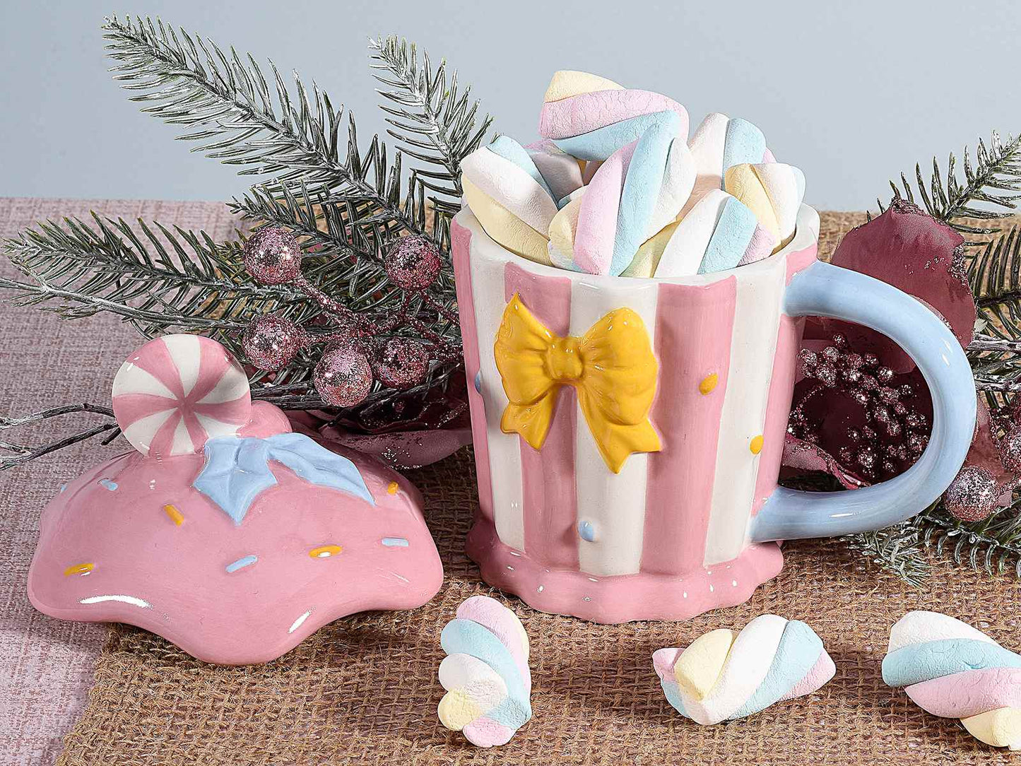 Tazza con Coperchio “ROSA”