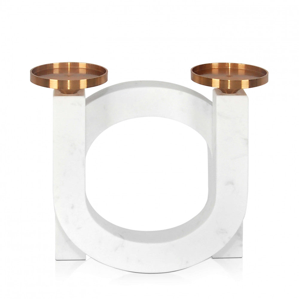 Candeliere Doppio “DOUBLE U” - BIONDI HOME