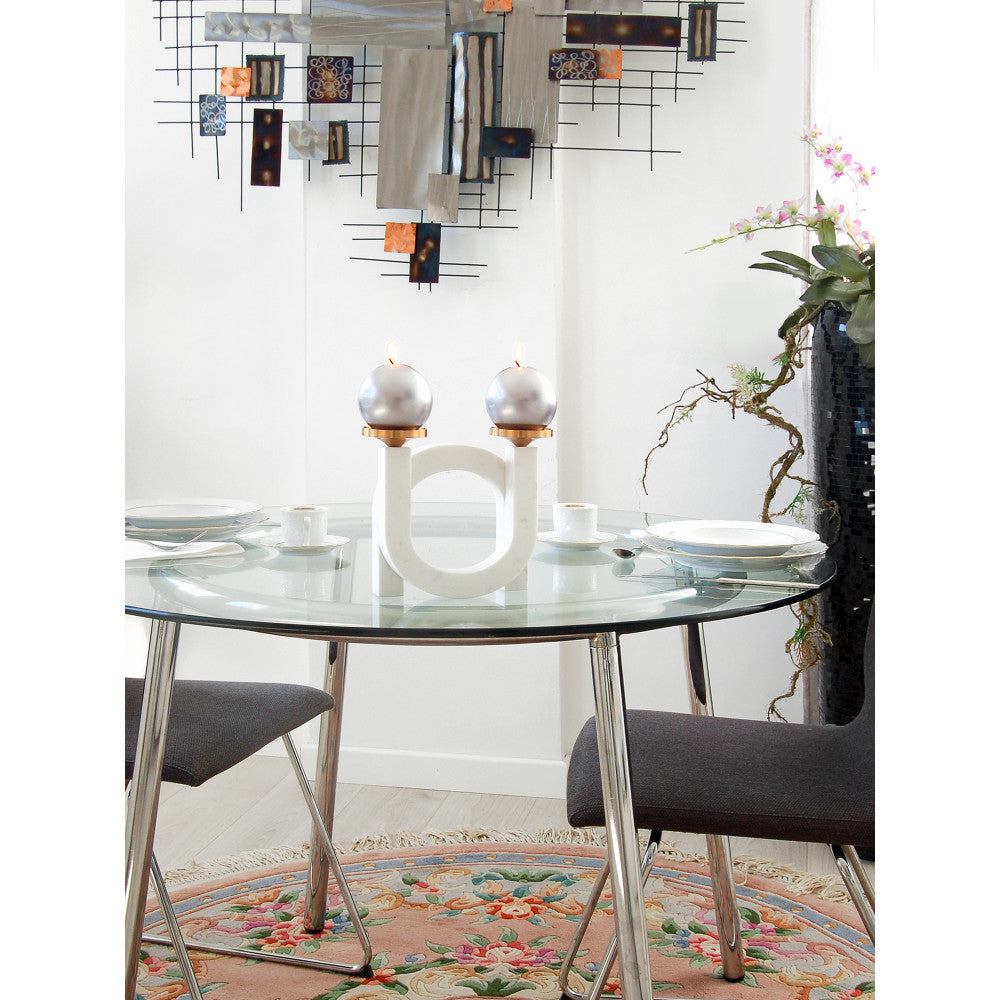 Candeliere Doppio “DOUBLE U” - BIONDI HOME