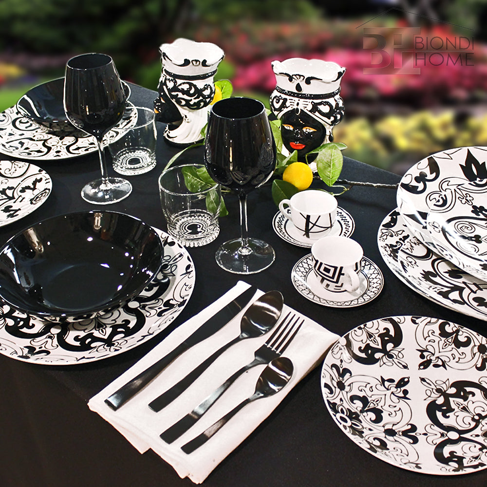 Bicchiere Acqua “BOHEME NOIR” (6pz)