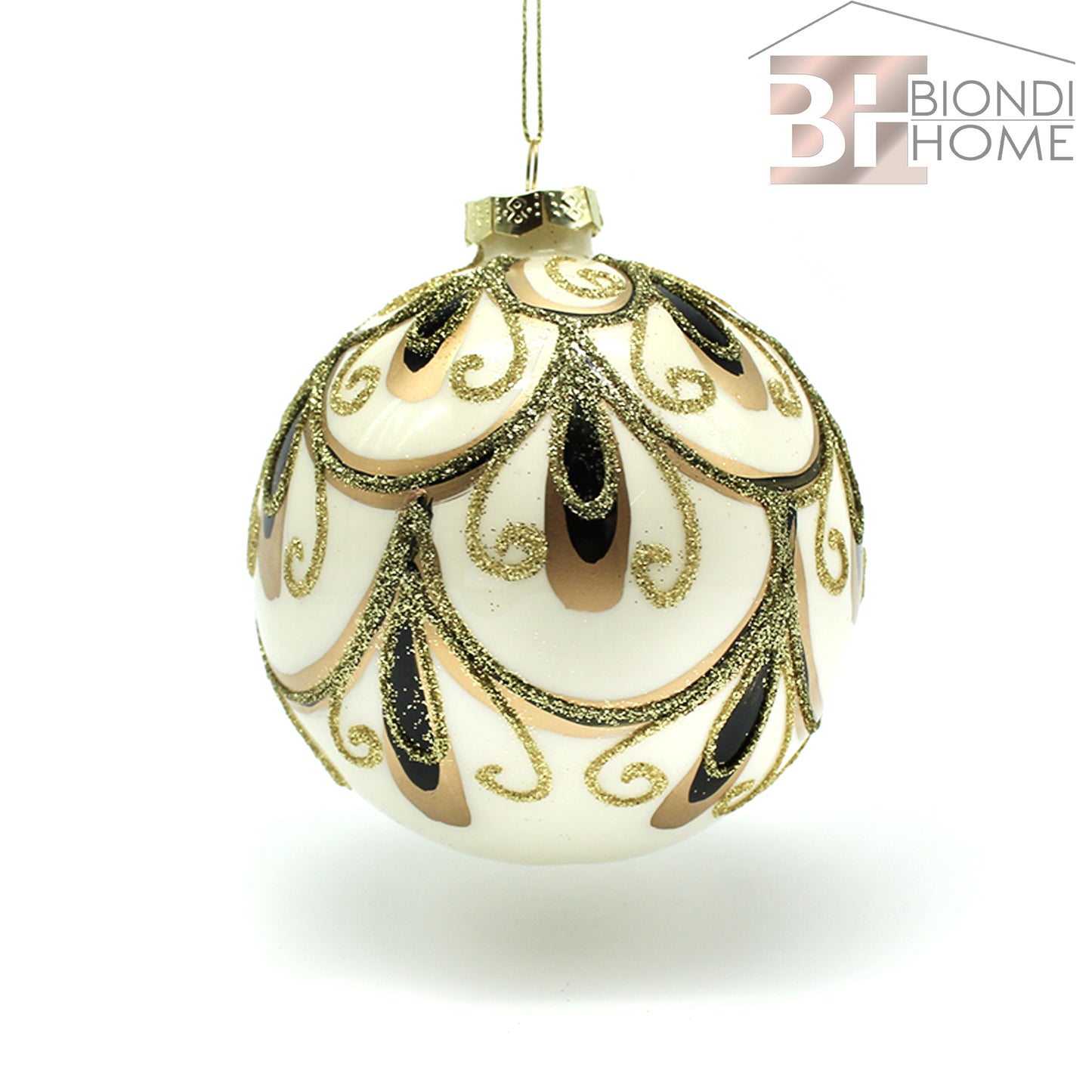 Pallina Natale “DRAPPI” - BIONDI HOME