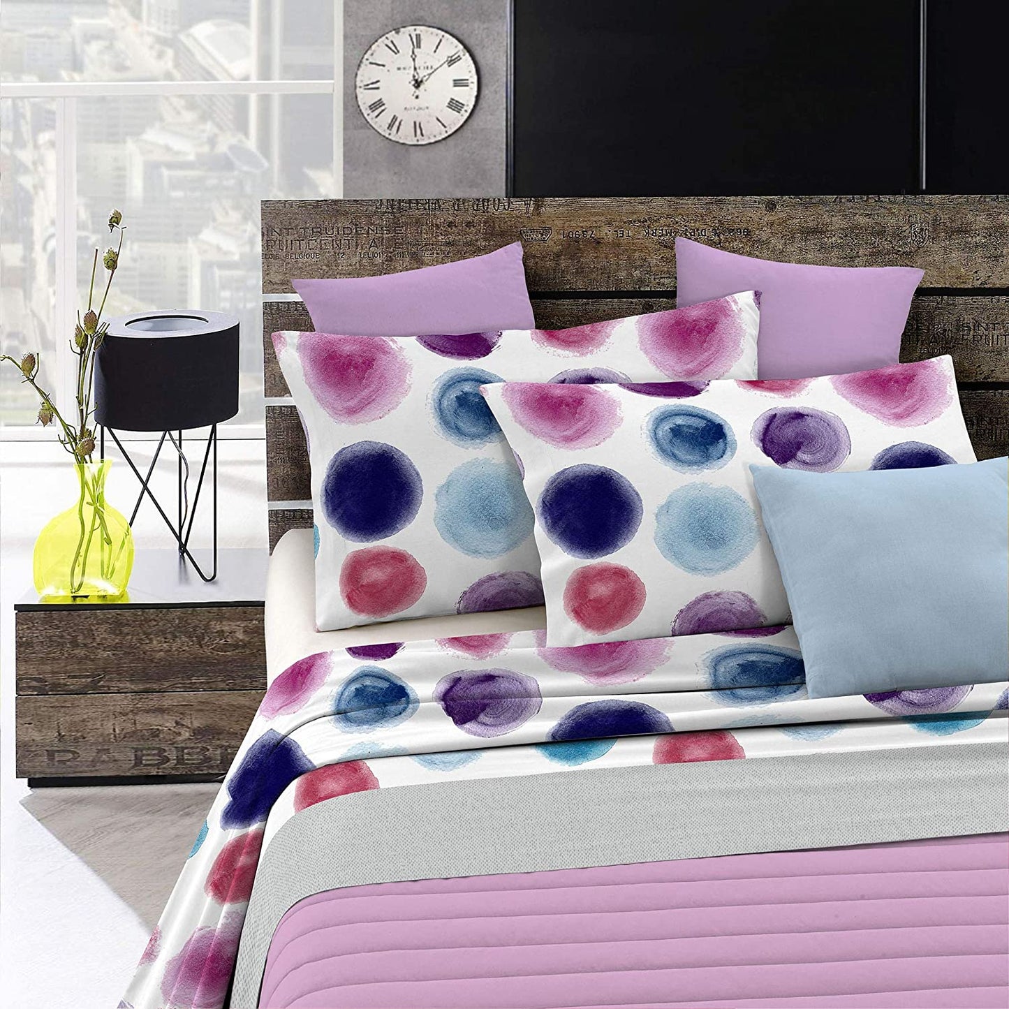 Parure Letto “CIRCLE COLOR” - 100% Cotone - BIONDI HOME