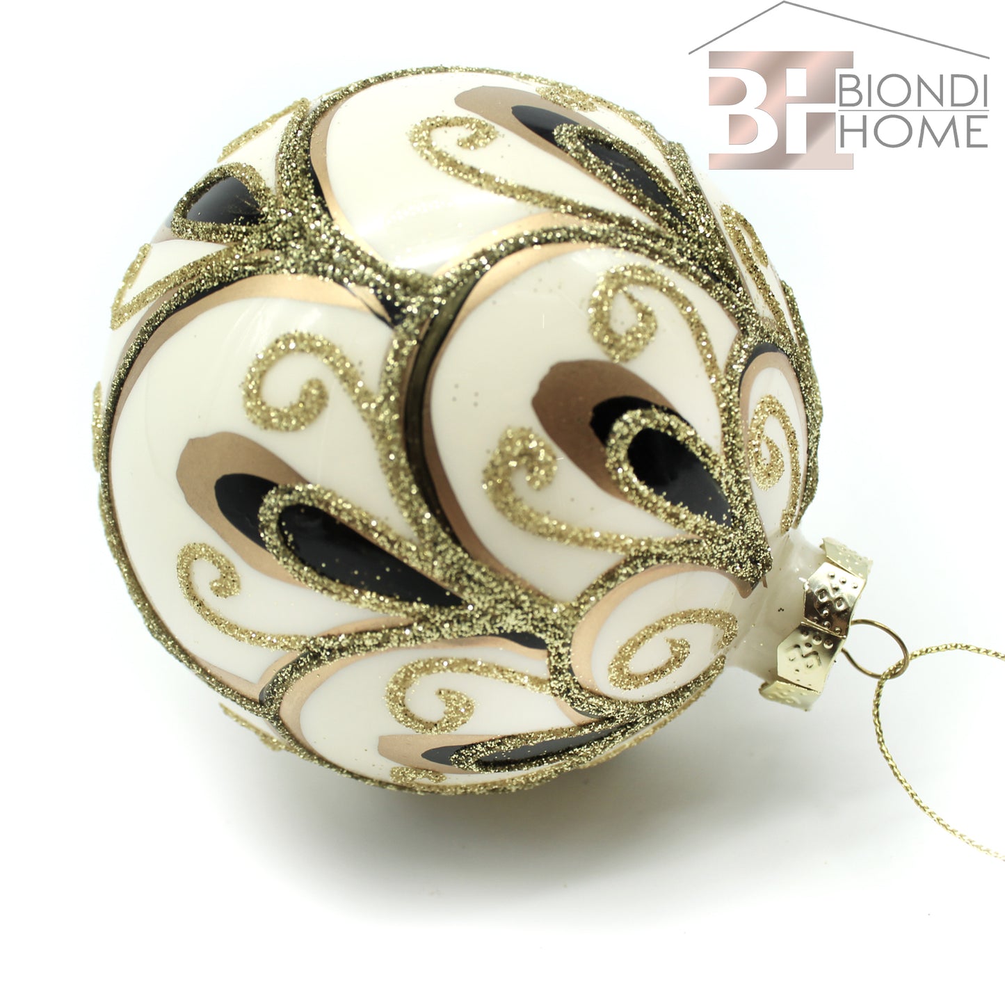 Pallina Natale “DRAPPI” - BIONDI HOME