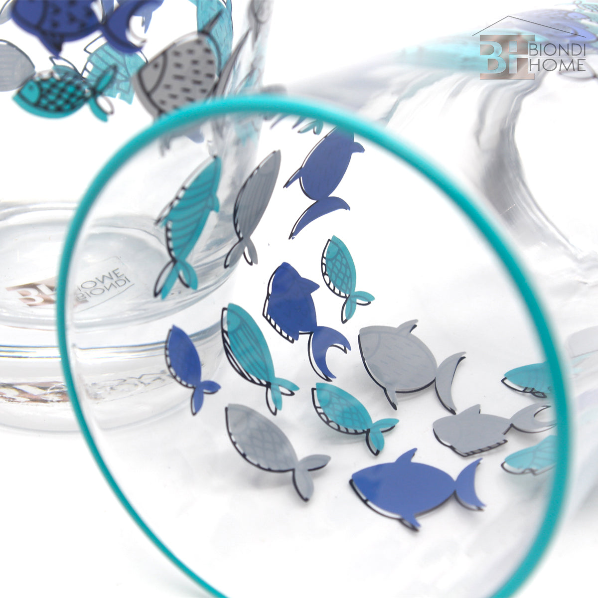 Bicchiere “FISH” (6 pz) - BIONDI HOME