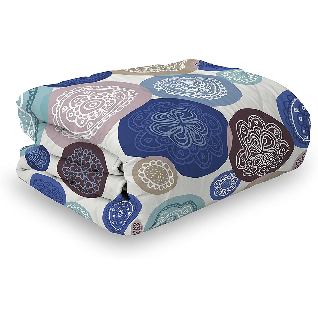 Trapunta “CERCHI BLU” - BIONDI HOME
