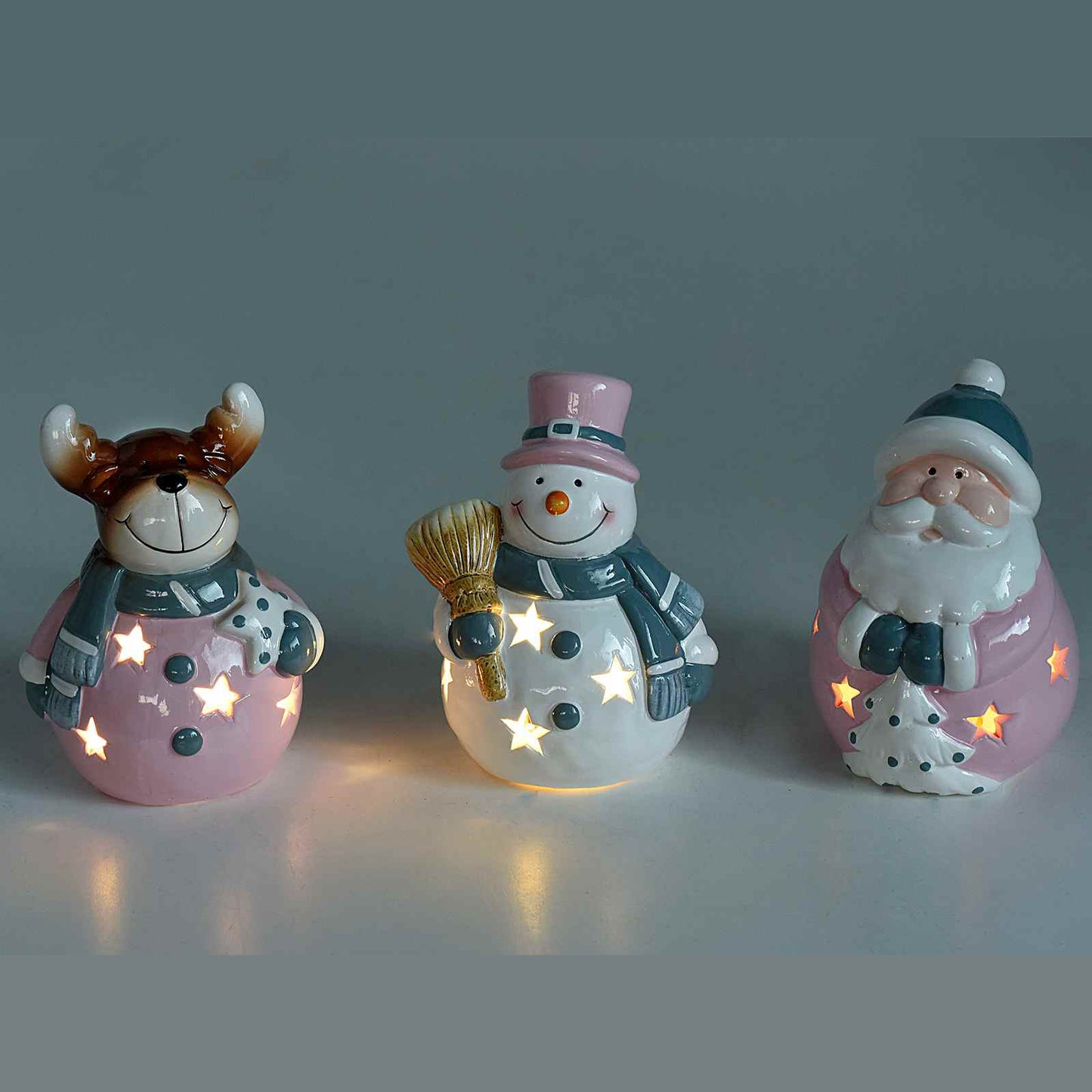 “PINK XMAS” con Led - BIONDI HOME