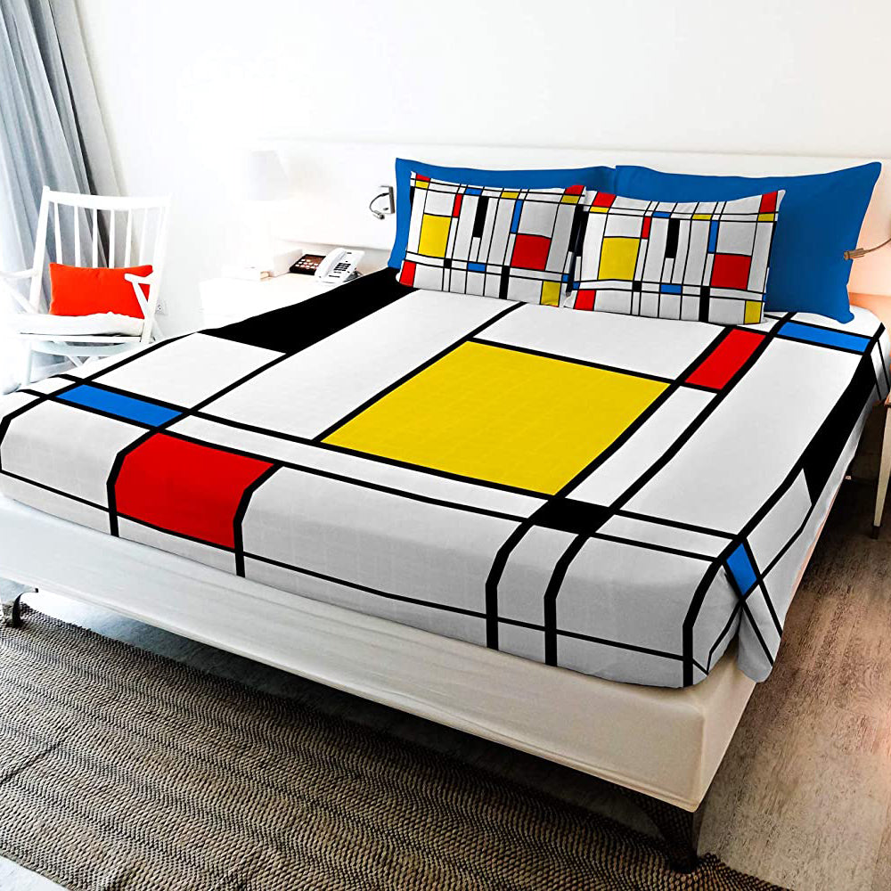 Parure Letto “MONDRIAN” - 100% Cotone - BIONDI HOME