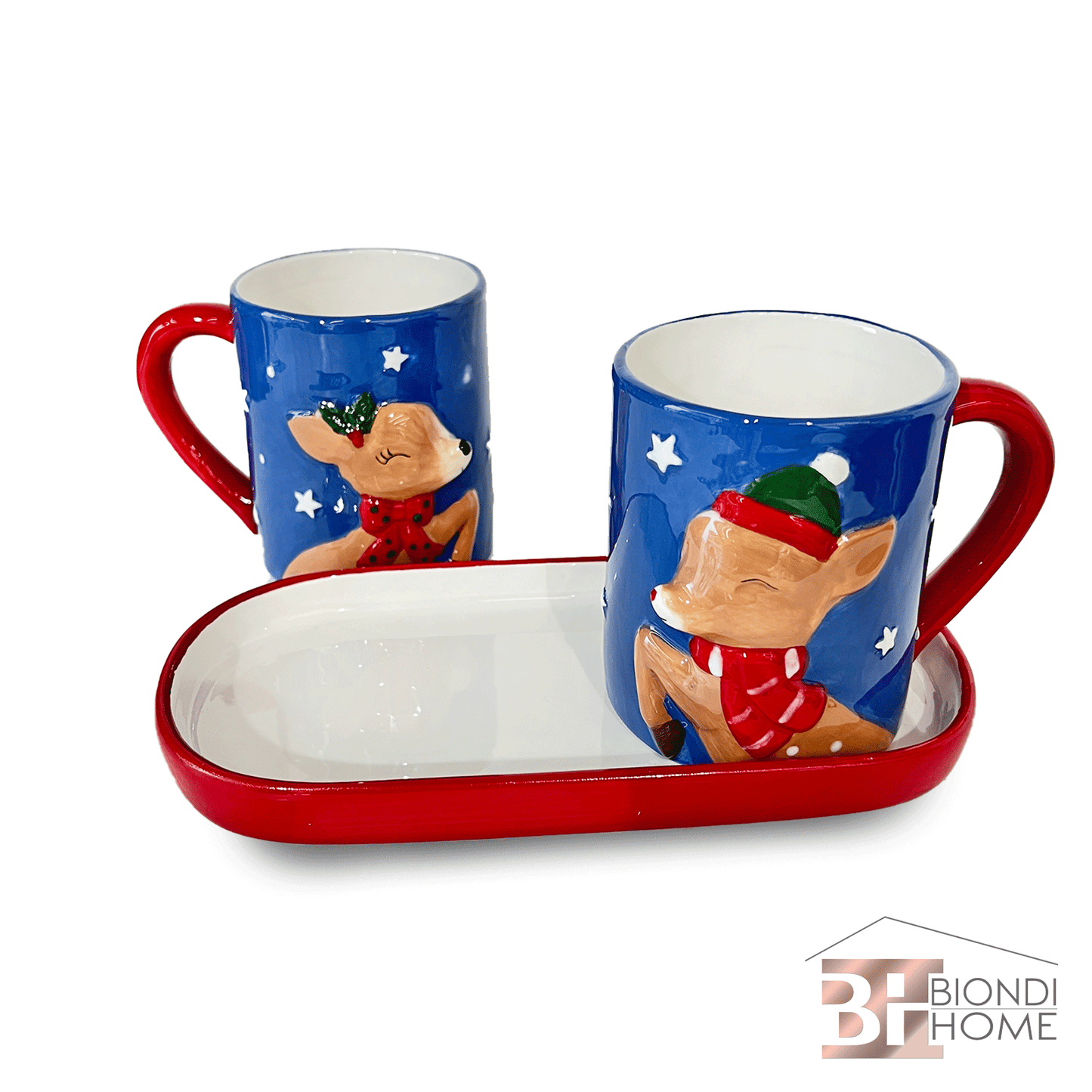 Coppia Tazze “RENNE BACIO”