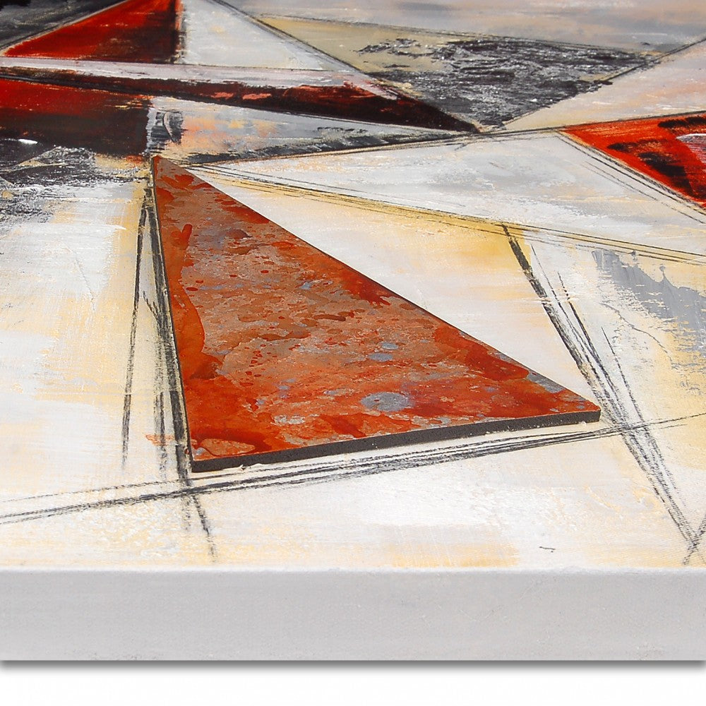 Quadro “ASTRATTO TRIANGOLI 2” - BIONDI HOME