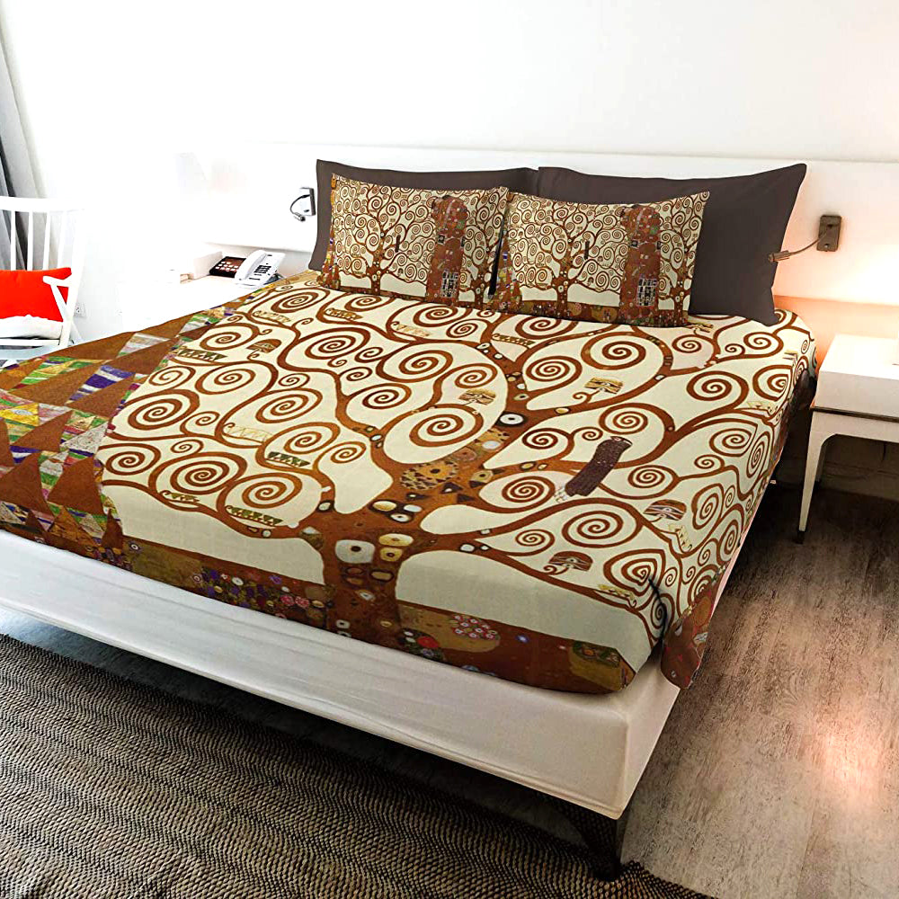 Parure Letto “ALBERO DELLA VITA” - 100% Cotone - BIONDI HOME