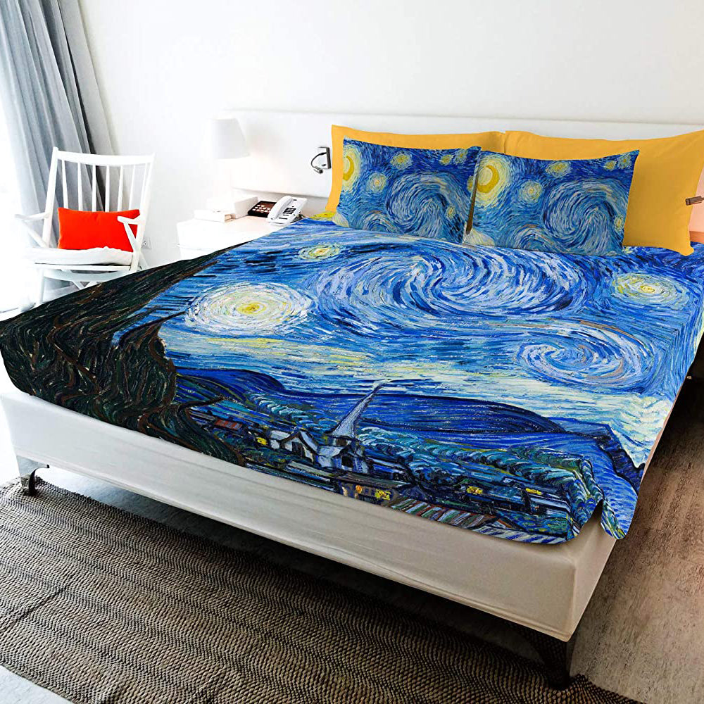Parure Letto “NOTTE STELLATA” - 100% Cotone - BIONDI HOME