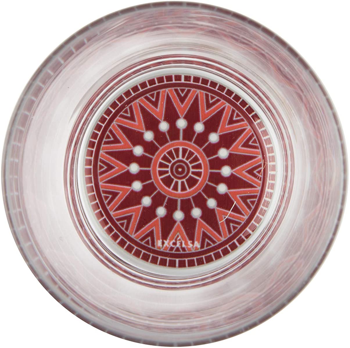 Bicchiere Acqua “MANDALA RED” (6pz)