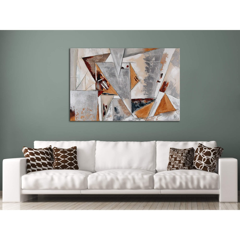 Quadro “ASTRATTO TRIANGOLI” - BIONDI HOME