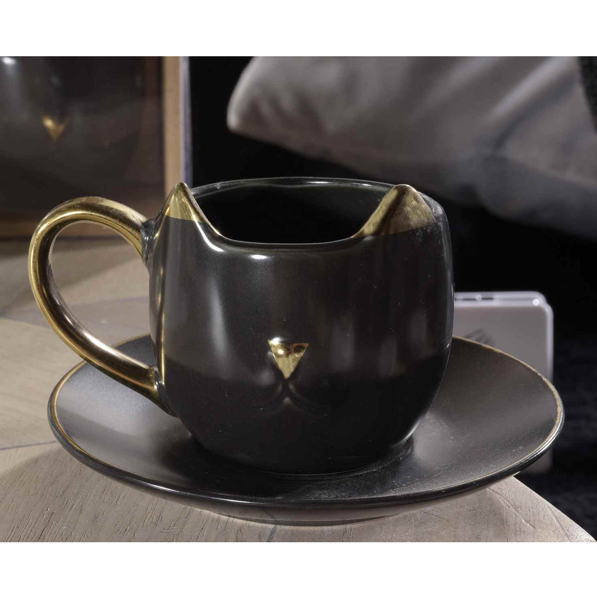 Tazzine Caffe “CAT” (2pz + piattini) - BIONDI HOME