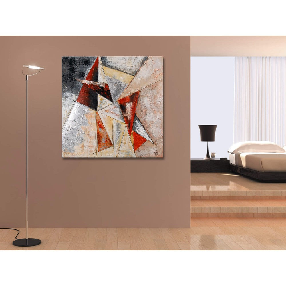Quadro “ASTRATTO TRIANGOLI 2” - BIONDI HOME