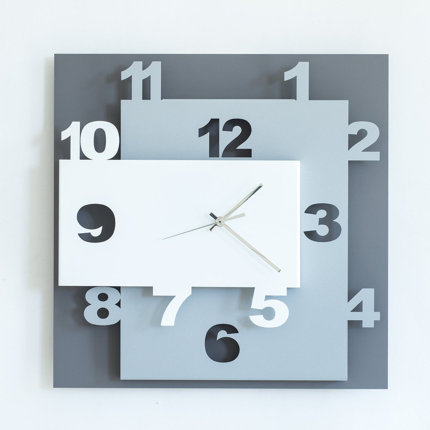Orologio “ZIGGURAT” 40x40cm - BIONDI HOME