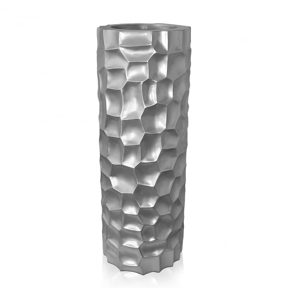 Vaso “OBLIO LONG” Argento - BIONDI HOME