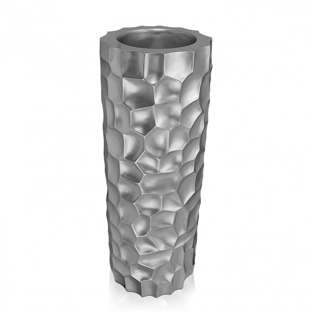 Vaso “OBLIO LONG” Argento - BIONDI HOME