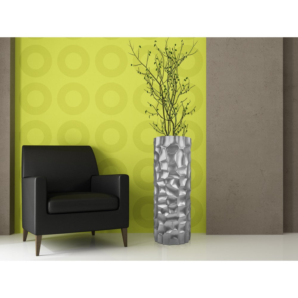 Vaso “OBLIO LONG” Argento - BIONDI HOME