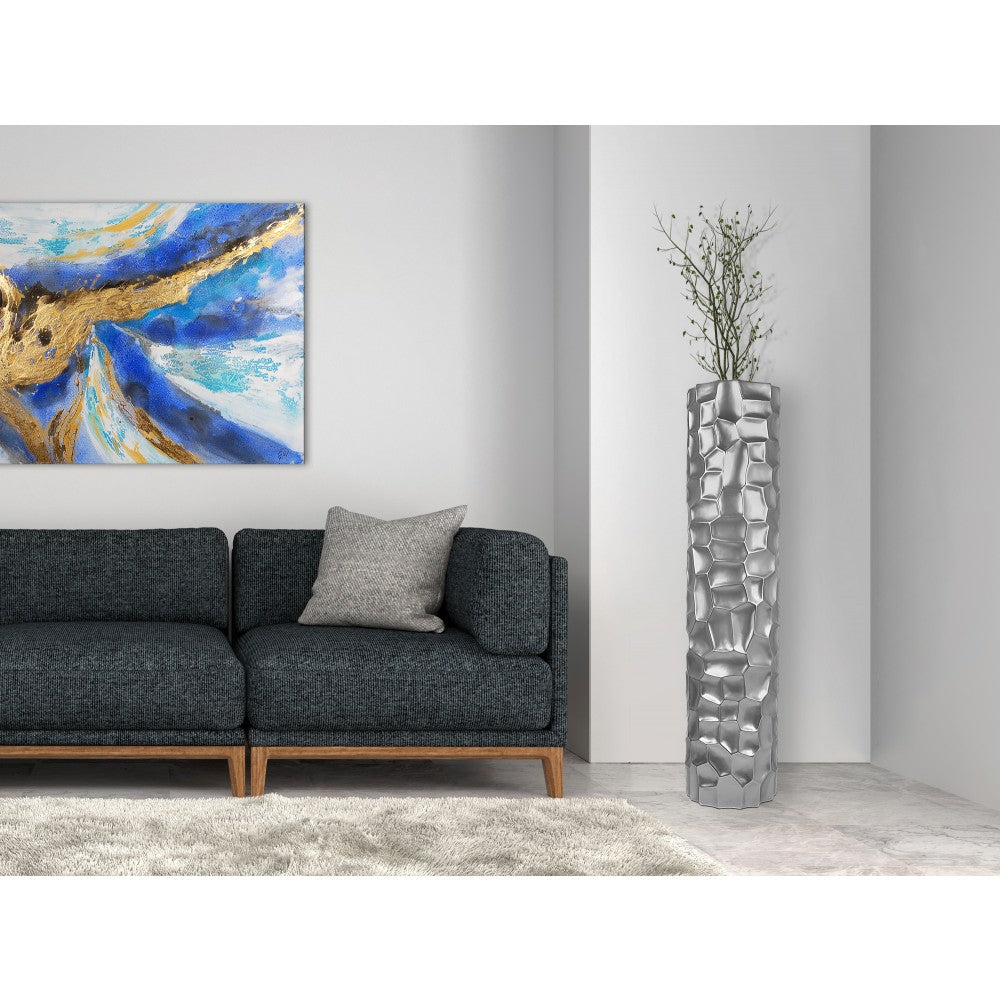Vaso “OBLIO LONG” Argento - BIONDI HOME