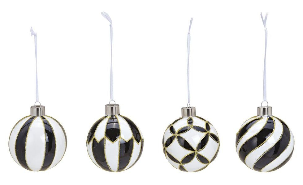 Pallina Natale “BALL BN” (12pz) - BIONDI HOME