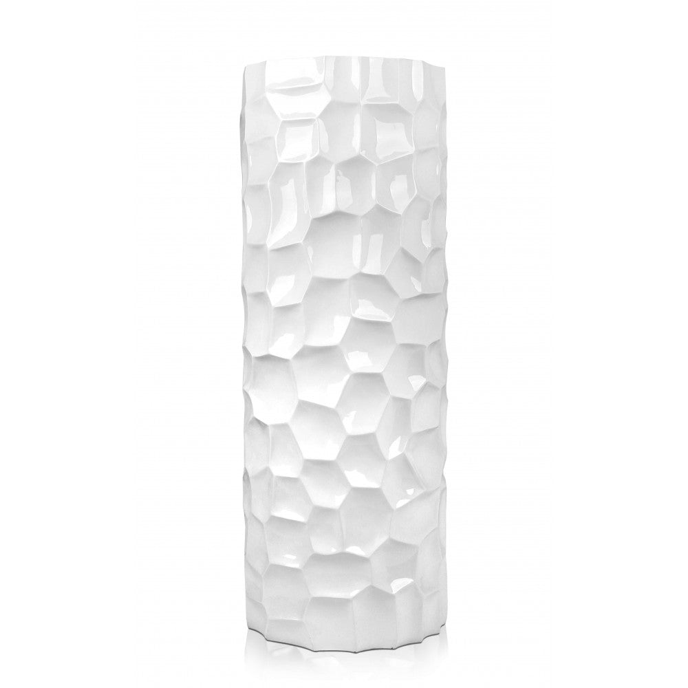 Vaso “OBLIO LONG” Bianco - BIONDI HOME
