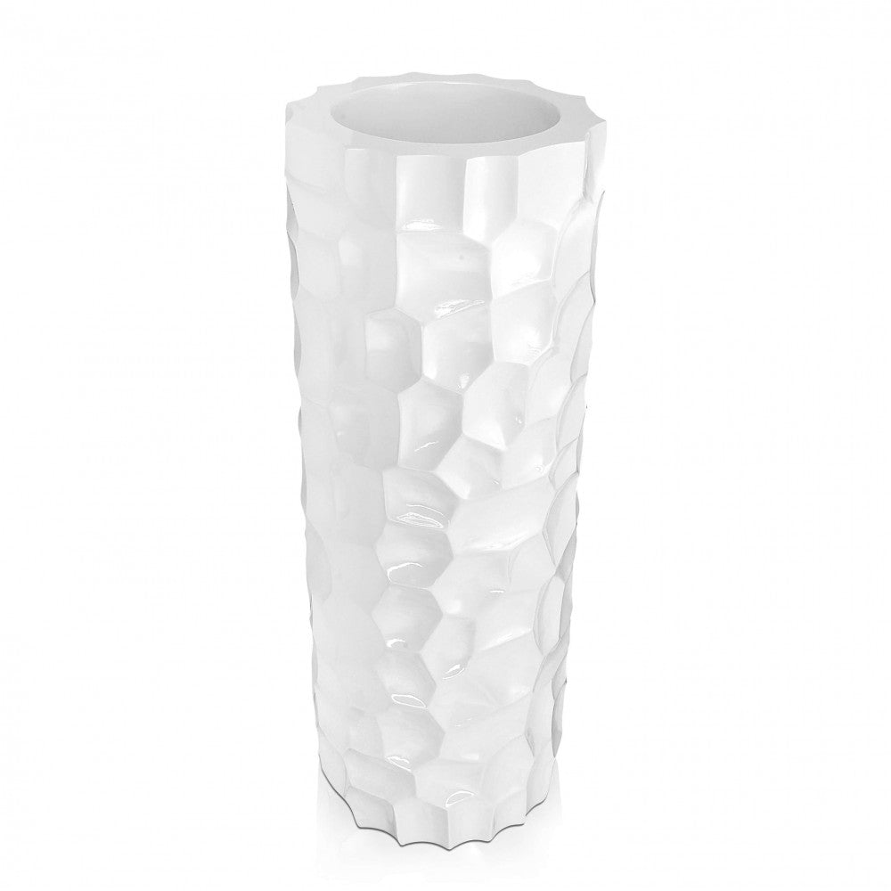 Vaso “OBLIO LONG” Bianco - BIONDI HOME