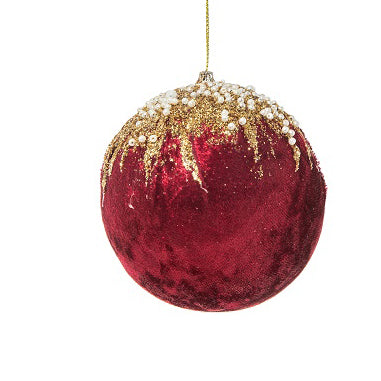 Pallina Natale “COLLIN” Rossa - BIONDI HOME