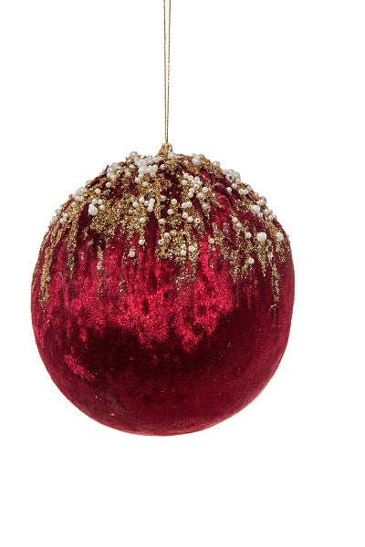 Pallina Natale “COLLIN” Rossa - BIONDI HOME