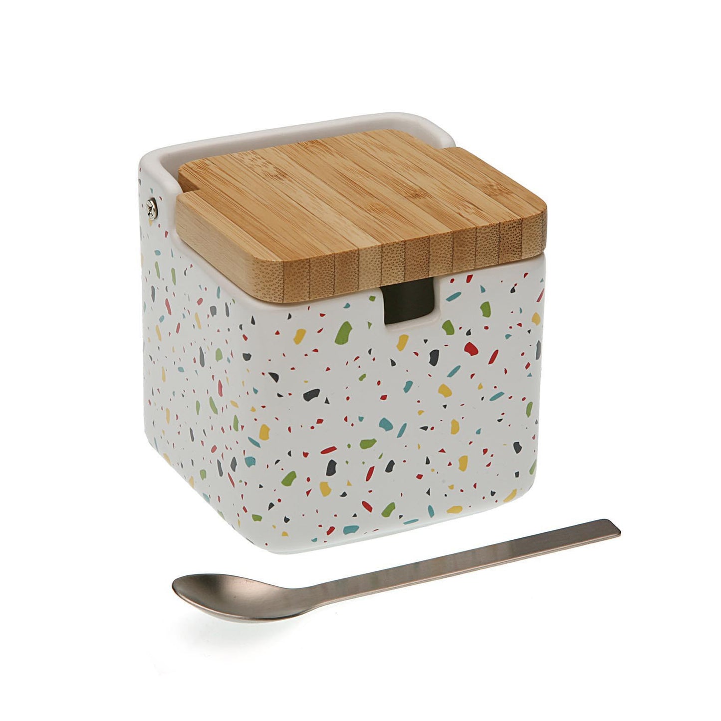 Zuccheriera “FUNNY” Con Coperchio Bamboo - BIONDI HOME