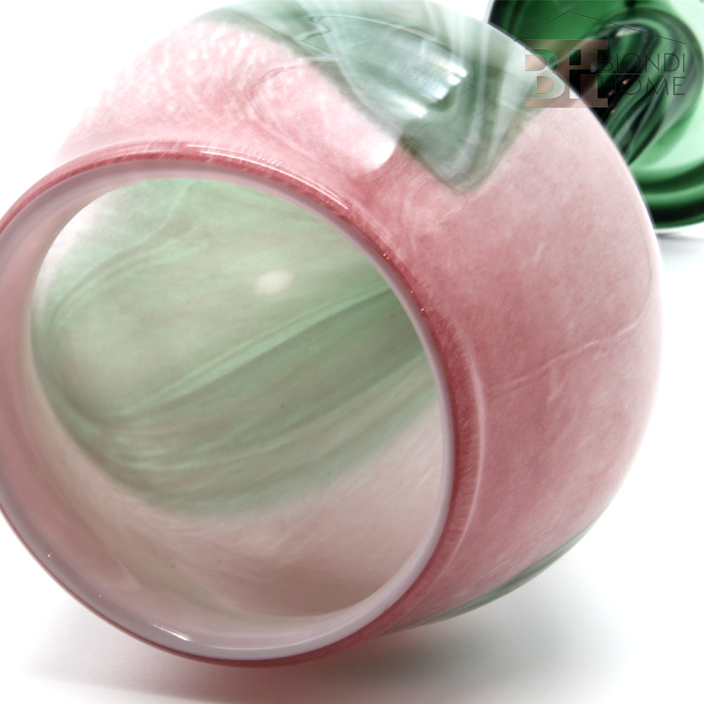 Vaso “TULIPANO ROSA e VERDE” - BIONDI HOME