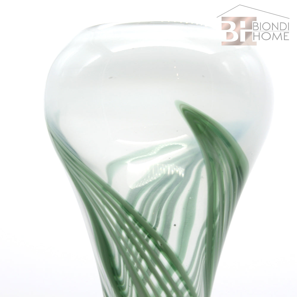 Vaso “TULIPANO BIANCO e VERDE” - BIONDI HOME