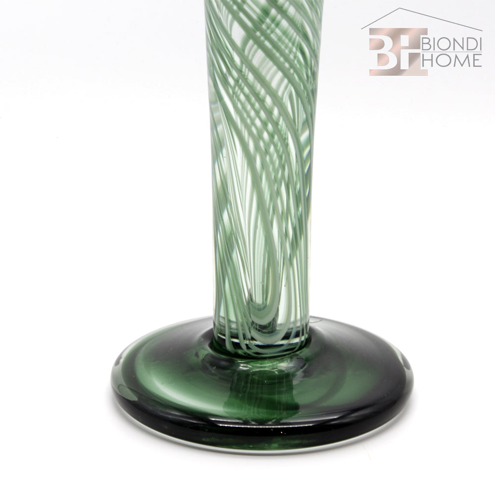 Vaso “TULIPANO BIANCO e VERDE” - BIONDI HOME