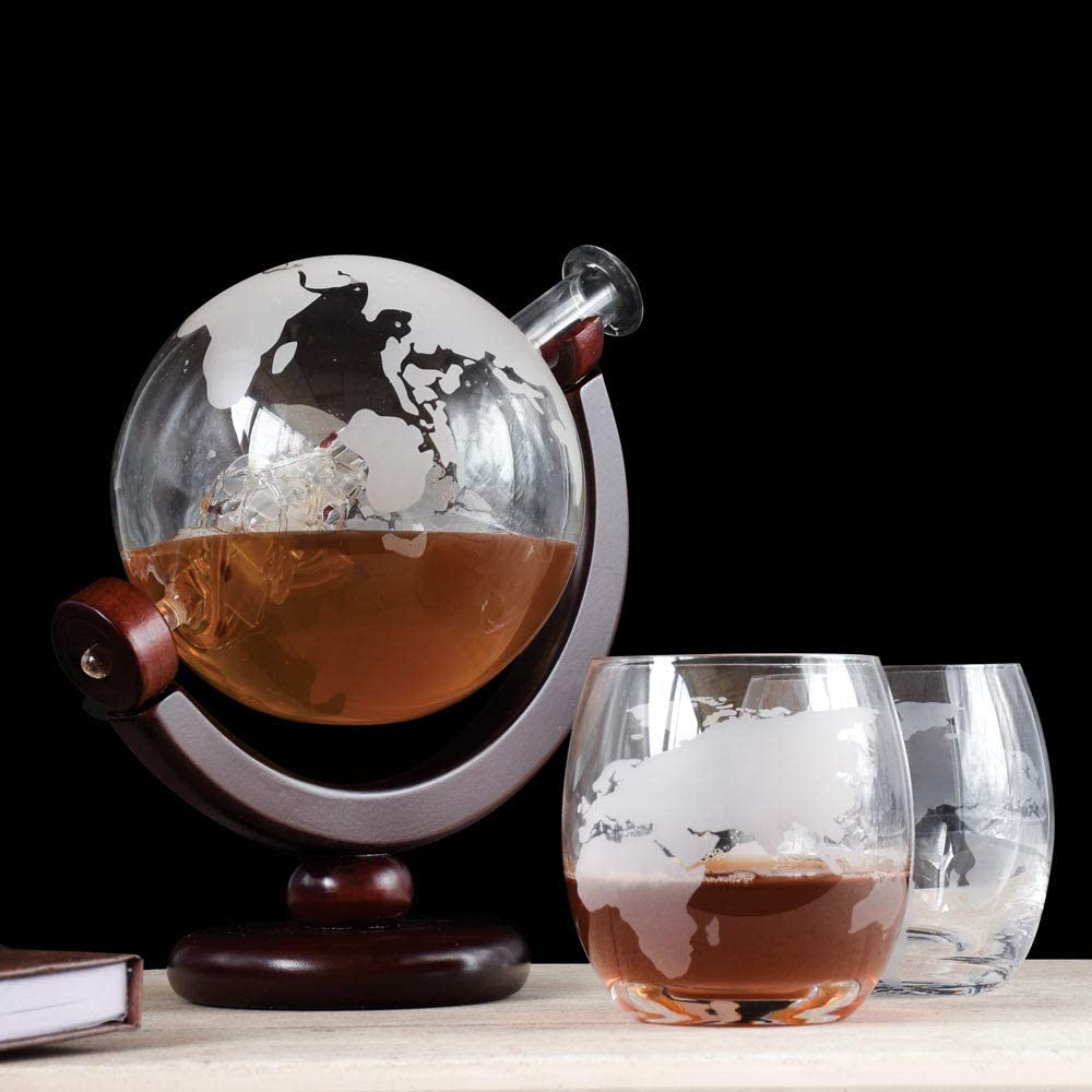 Decanter “MONDO” + Bicchieri - BIONDI HOME