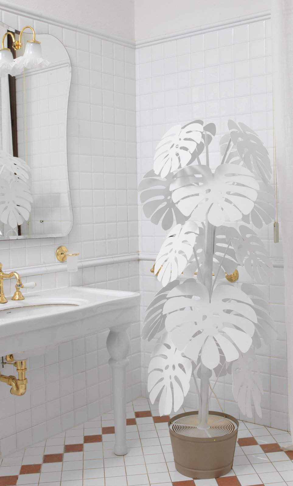 Lampada da Terra “MONSTERA” Grande - BIONDI HOME