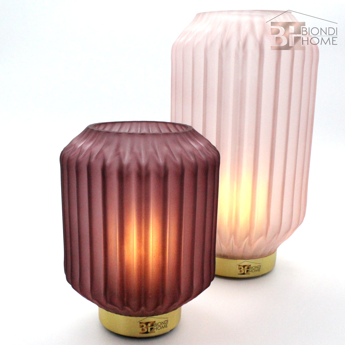 Lampada “ROMANTICA” Rosa 3 - BIONDI HOME