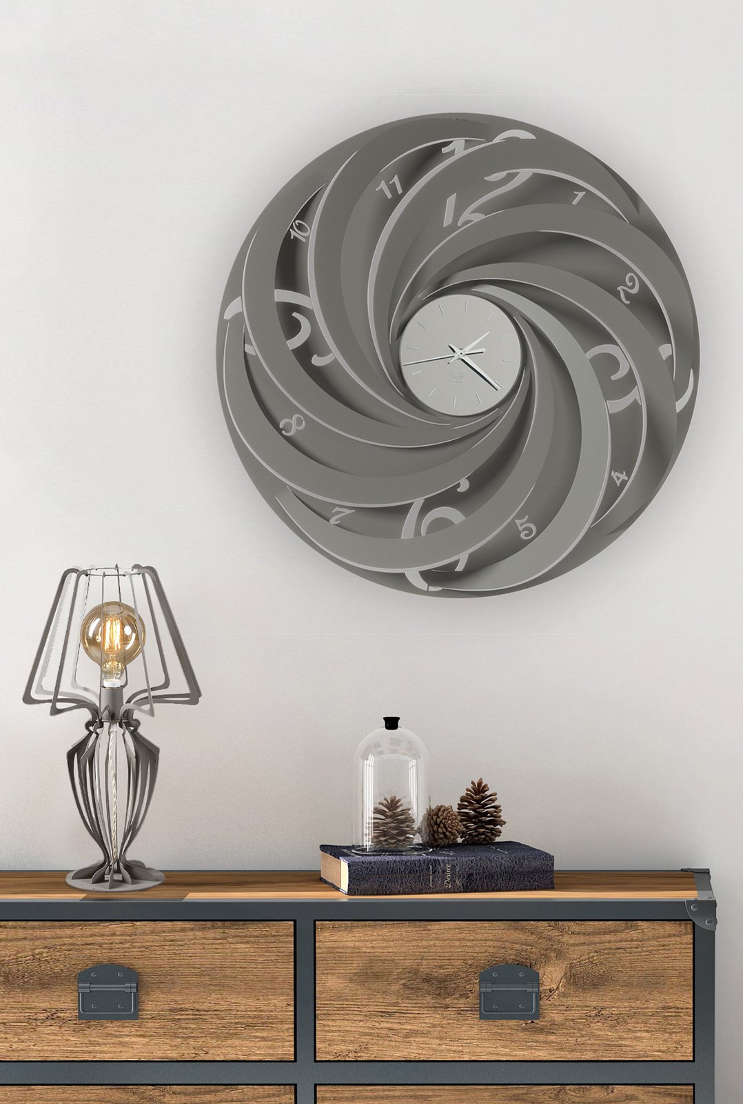 Orologio “VORTEX” Grande - 60cm - BIONDI HOME