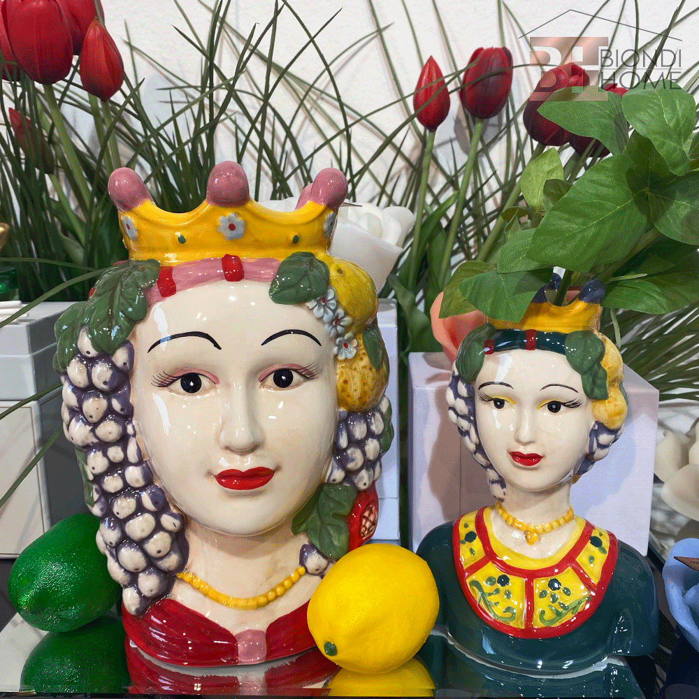 Vaso “BUSTO SICILY CON UVA”