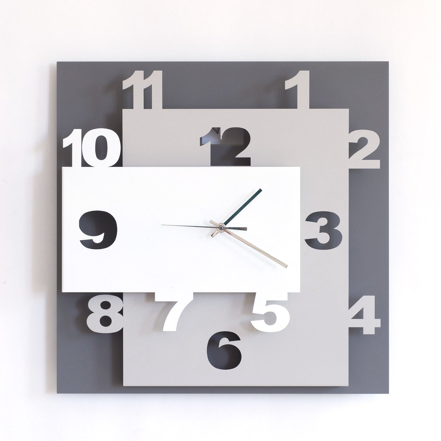 Orologio “ZIGGURAT” 40x40cm - BIONDI HOME
