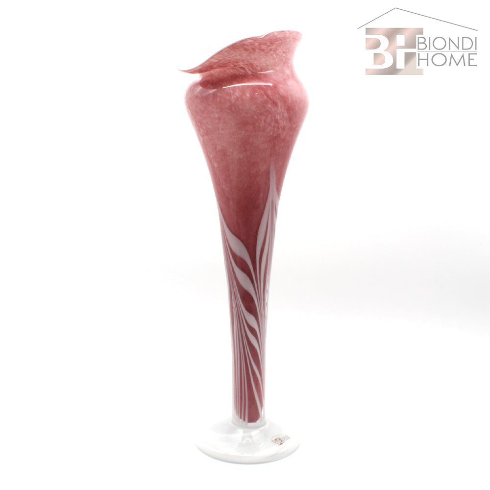 Vaso “TULIPANO ROSA e BIANCO” - BIONDI HOME