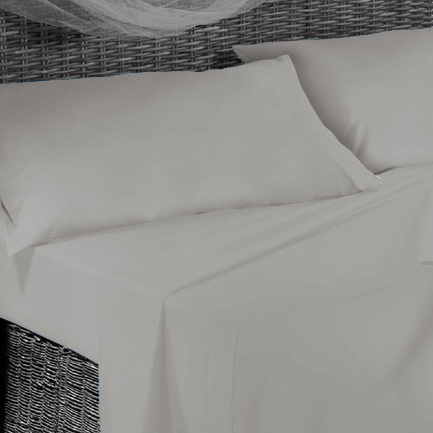 Completo Letto -GRIGIO- Microfibra - BIONDI HOME