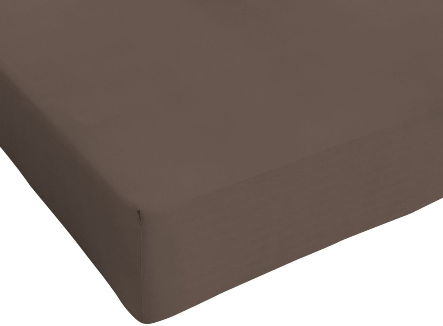 Lenzuolo Sotto con Angoli -MARRONE- Microfibra - BIONDI HOME