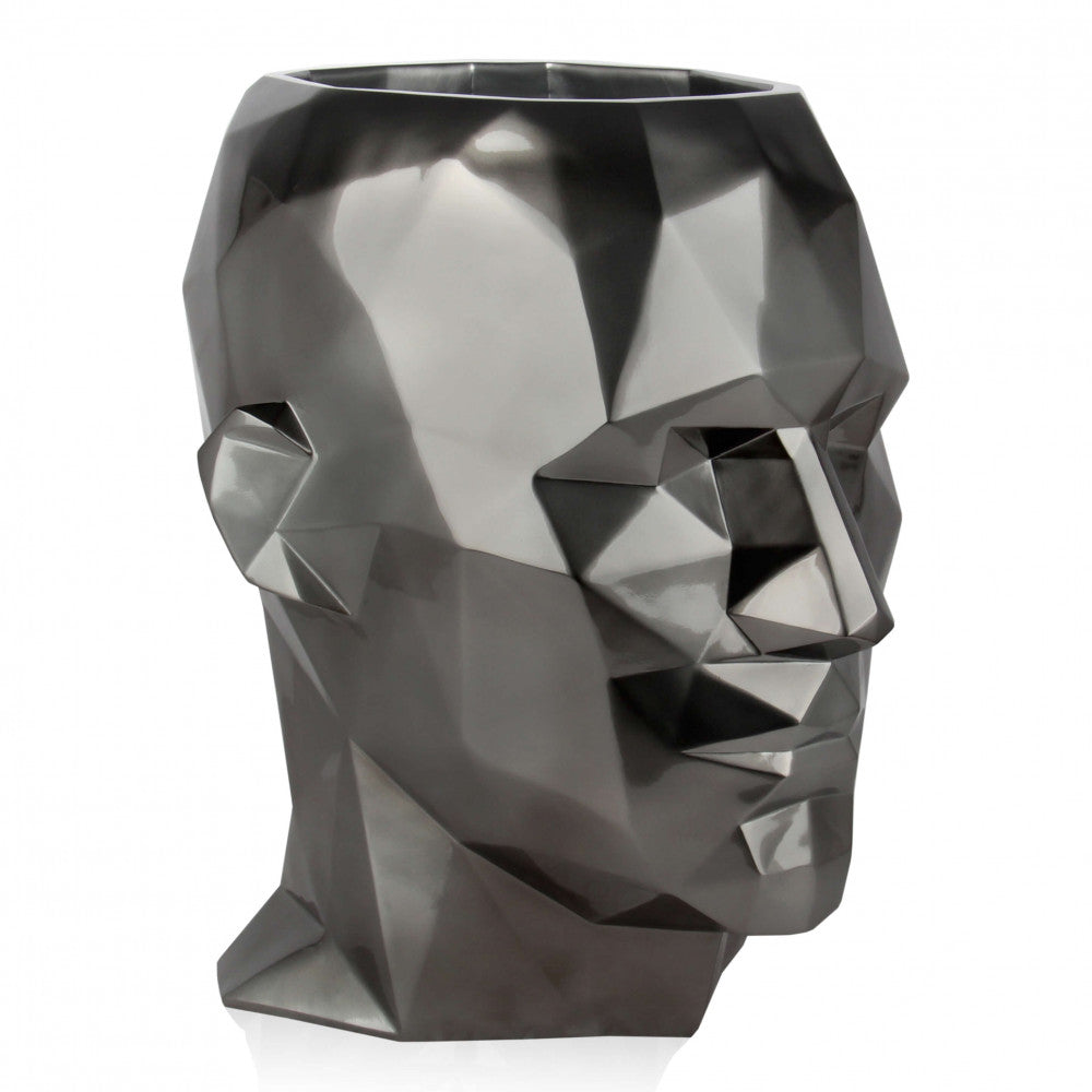 Vaso “UOMO” Effetto Metallo - BIONDI HOME