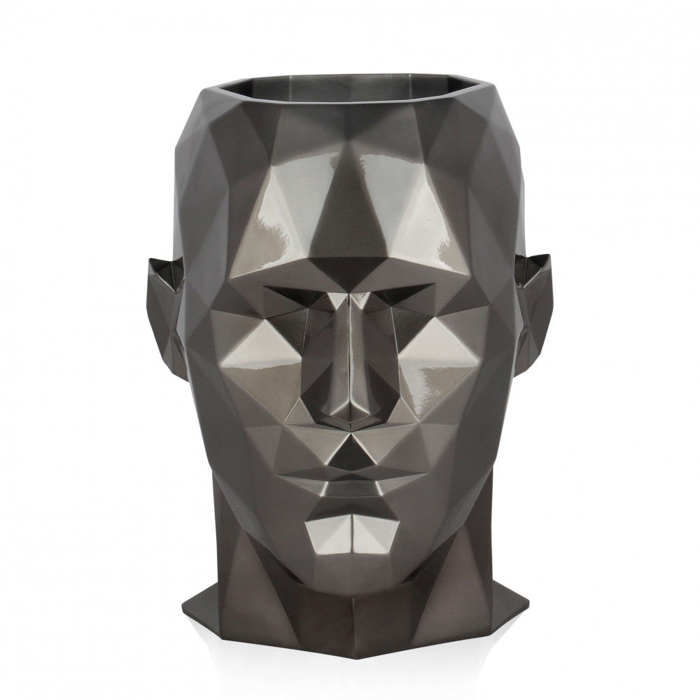 Vaso “UOMO” Effetto Metallo - BIONDI HOME