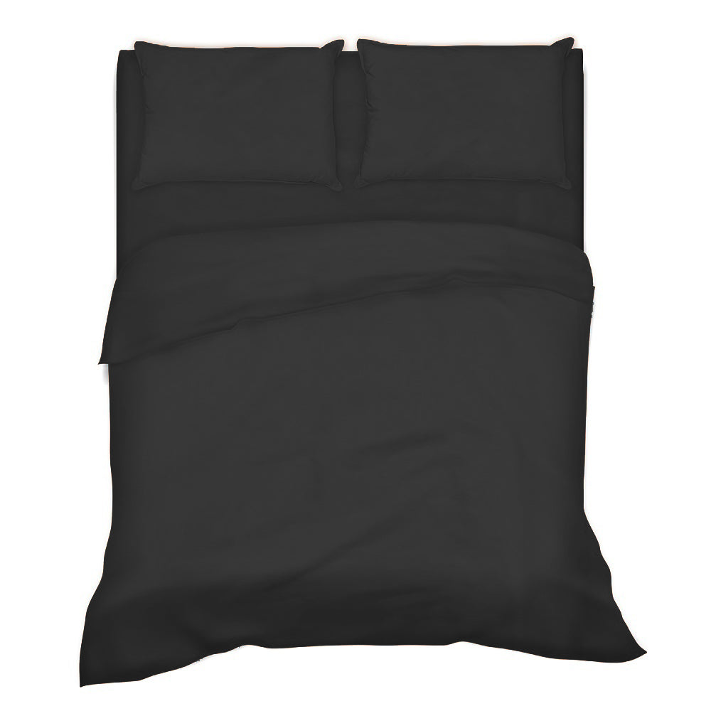 Completo Letto -NERO- 100% Cotone TOP QUALITY - BIONDI HOME