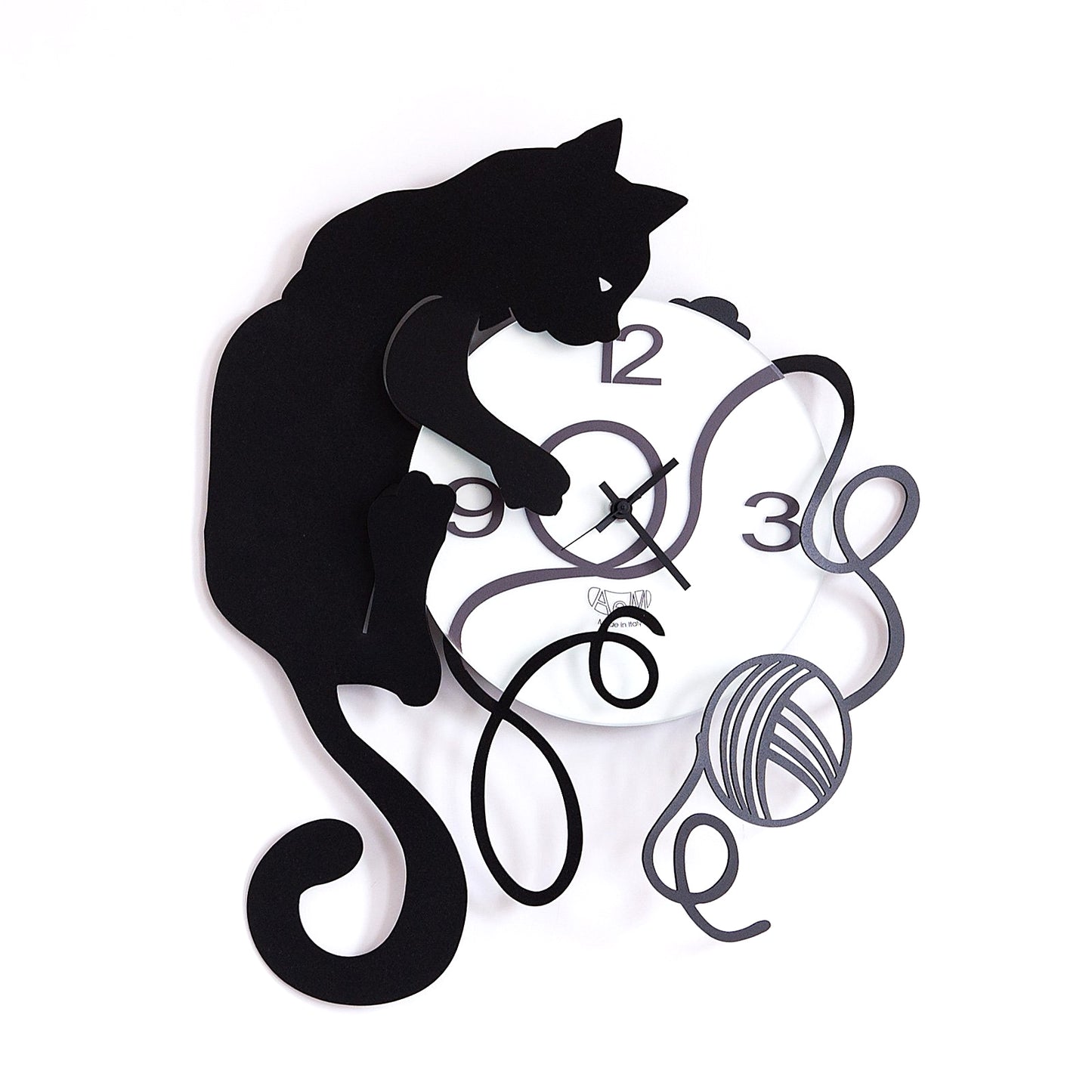 Orologio “GATTO GOMITOLO” 35x43cm - BIONDI HOME