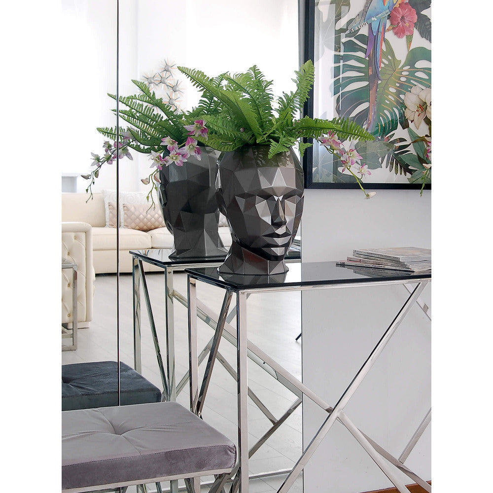 Vaso “DONNA” Effetto Metallo - BIONDI HOME